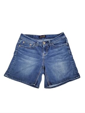 Seven 7 Classic Blue Denim Women's Jean Cotton Shorts 4